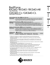 Eizo RadiForce RX340 Benutzerhandbuch