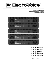 Electro-Voice PA2450L Benutzerhandbuch