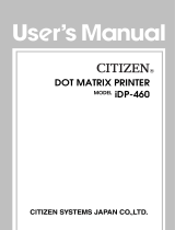 Citizen iDP-460 Benutzerhandbuch