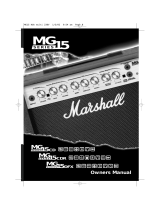 Marshall Amplification MG15 - AUTRE Benutzerhandbuch