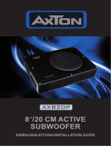 AXTON AXB20P Installationsanleitung