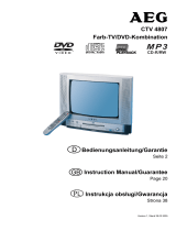 AEG CTV 4807 DVD Benutzerhandbuch
