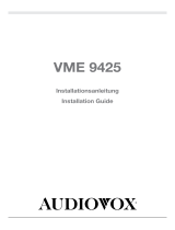 Audiovox VME 9425 Installationsanleitung