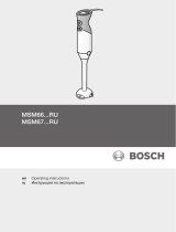 Bosch MSM66150RU/01 Benutzerhandbuch