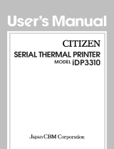 Citizen Mini Printer Benutzerhandbuch