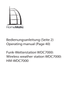 HomeMatic HM-WDC7000 Bedienungsanleitung