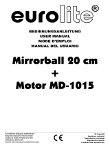 EuroLite MD-1015 Rotary Motor Benutzerhandbuch