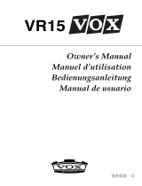 Vox VR15 Bedienungsanleitung
