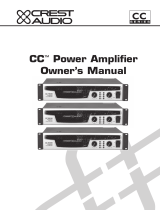 Crest Audio CC Series Benutzerhandbuch