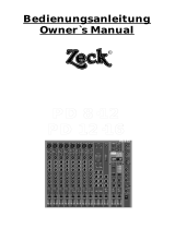 Zeck-audio PD 8.12 Bedienungsanleitung