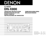 Denon DN-X800 Bedienungsanleitung