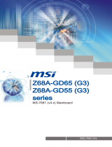 MSI Z68A-GD55 series Benutzerhandbuch