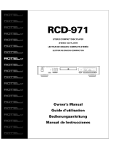 Rotel RCD-971 Benutzerhandbuch