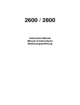 ELNA 2800 - Benutzerhandbuch