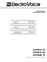 Electro-Voice CPS4.5, CPS4.10, CPS8.5 Bedienungsanleitung