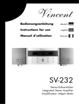 VINCENT SV-232 Bedienungsanleitung
