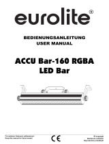 EuroLite ACCU Bar-160 RGBA Benutzerhandbuch