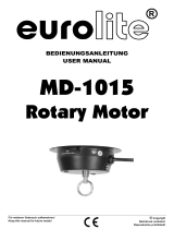 EuroLite MD-1015 Rotary Motor Benutzerhandbuch