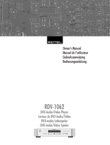 Rotel RDV-1062 Bedienungsanleitung