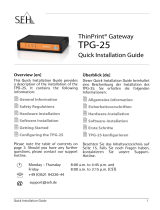 SEH TPG-25 Installationsanleitung