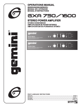 Gemini GXA 750 Benutzerhandbuch