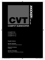 Kicker 2010 CompVT Subwoofers Benutzerhandbuch
