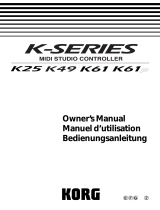 Korg K-Series Benutzerhandbuch