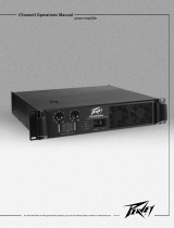 Peavey CS 2000H Professional Stereo Power Amplifier Benutzerhandbuch