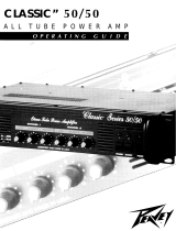 Peavey Classic 50/50 Stereo Tube Power Amp Benutzerhandbuch