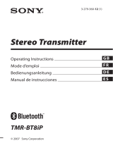 Sony TMR-BT8IP Benutzerhandbuch