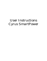Cyrus SmartPower Bedienungsanleitung