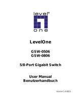LevelOne GSW-0806 8 Port Gigabit Switch Benutzerhandbuch