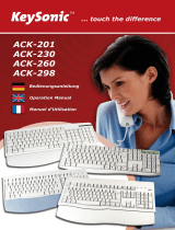 KeySonic ACK-230 Benutzerhandbuch