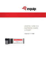Equip eSATA/-USB 2.0 Express Card/34, 2-Port Spezifikation