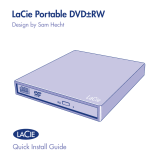 LaCie Portable DVD RW Design by Sam Hecht Benutzerhandbuch