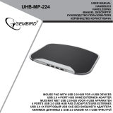 Gembird UHB-MP-224 Benutzerhandbuch