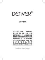 Denver CRP-514 Benutzerhandbuch