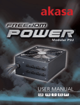 Akasa Freedom Power 1000W Benutzerhandbuch