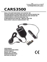 Velleman Car Adapter Benutzerhandbuch
