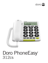 Doro PhoneEasy 312cs Benutzerhandbuch