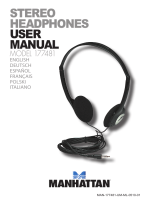 Manhattan Stereo Headphones Benutzerhandbuch