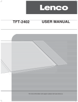 Lenco TFT-2402 Benutzerhandbuch