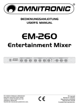 Omnitronic EM-260 Benutzerhandbuch