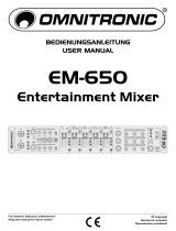 Omnitronic EM-650 Benutzerhandbuch