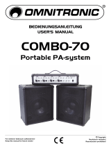 Omnitronic COMBO-70 Benutzerhandbuch