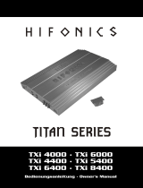Hifonics TXI6400 Bedienungsanleitung