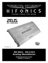 Hifonics ZXi1501 Bedienungsanleitung