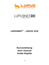 Lupus Electronics LE920  Benutzerhandbuch