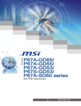 MSI P67A-GD65 Bedienungsanleitung