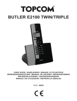 Topcom Butler E2100 twine Bedienungsanleitung